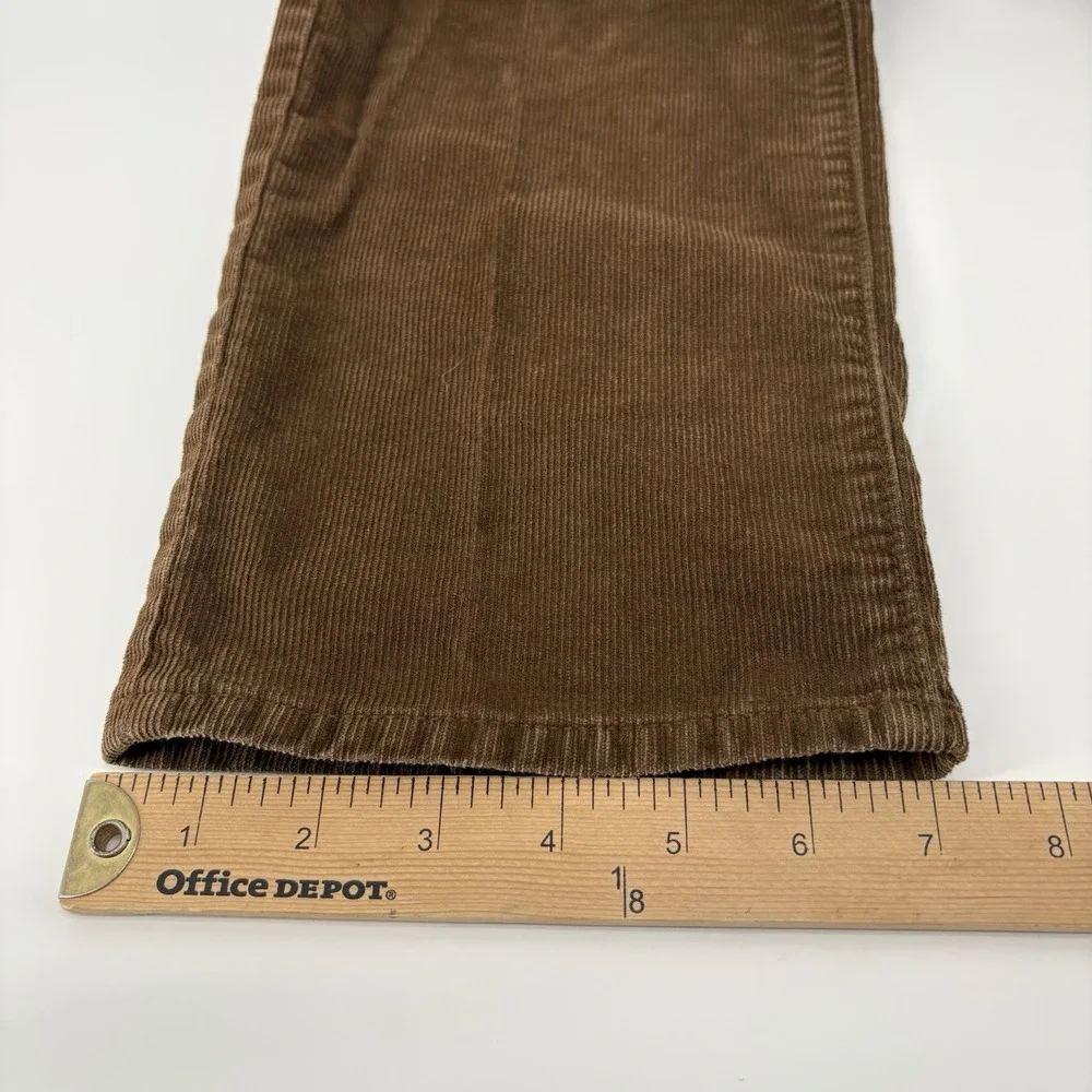 J Crew 770 Straight Fit Corduroy Pants Mens 32x32(31.5) Brown Preppy‎